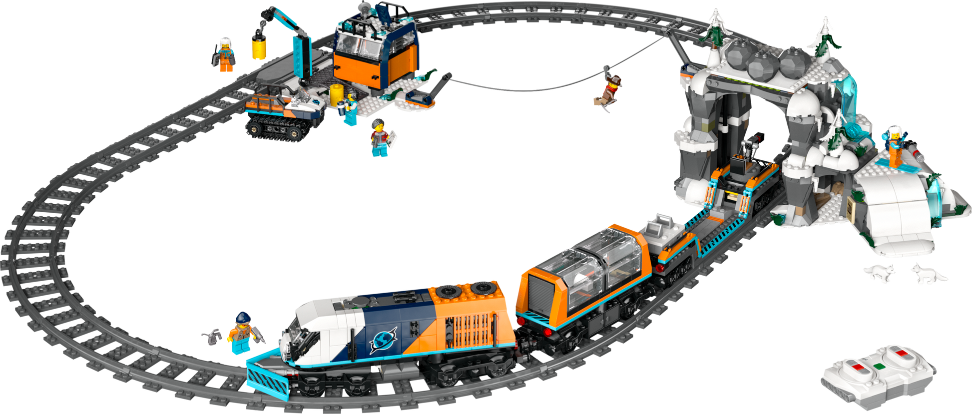 LEGO Explorers' Arctic Polar Express Train — Set 60470