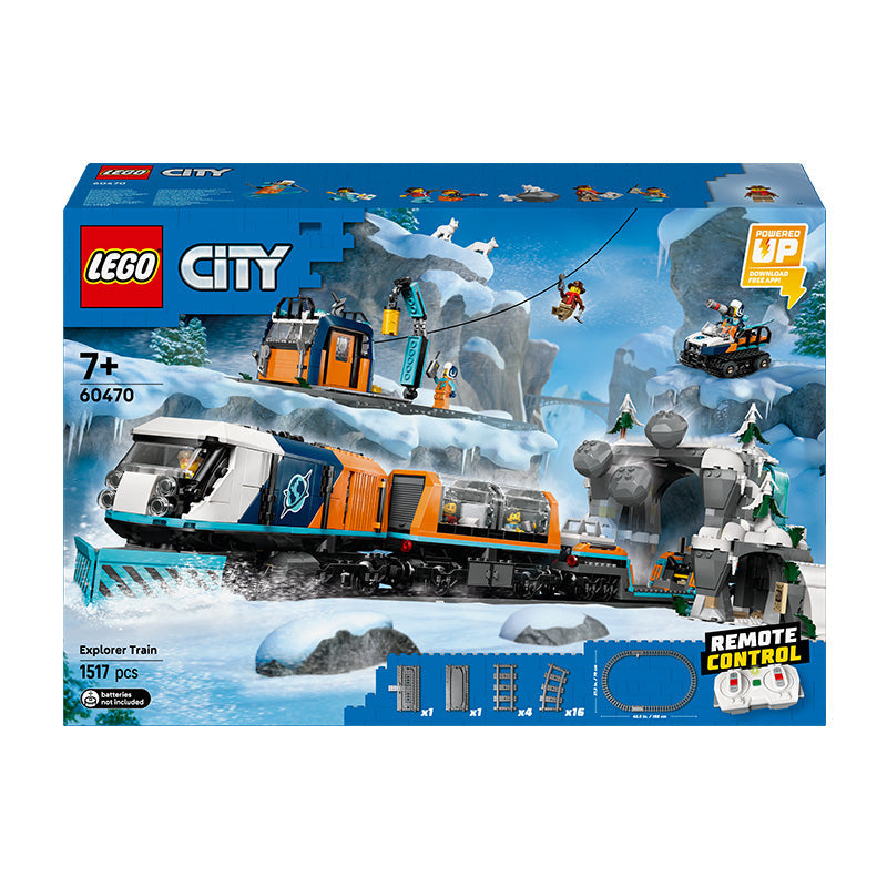 LEGO® City Explorers’ Arctic Polar Express Train Toy Vehicle Set 60470