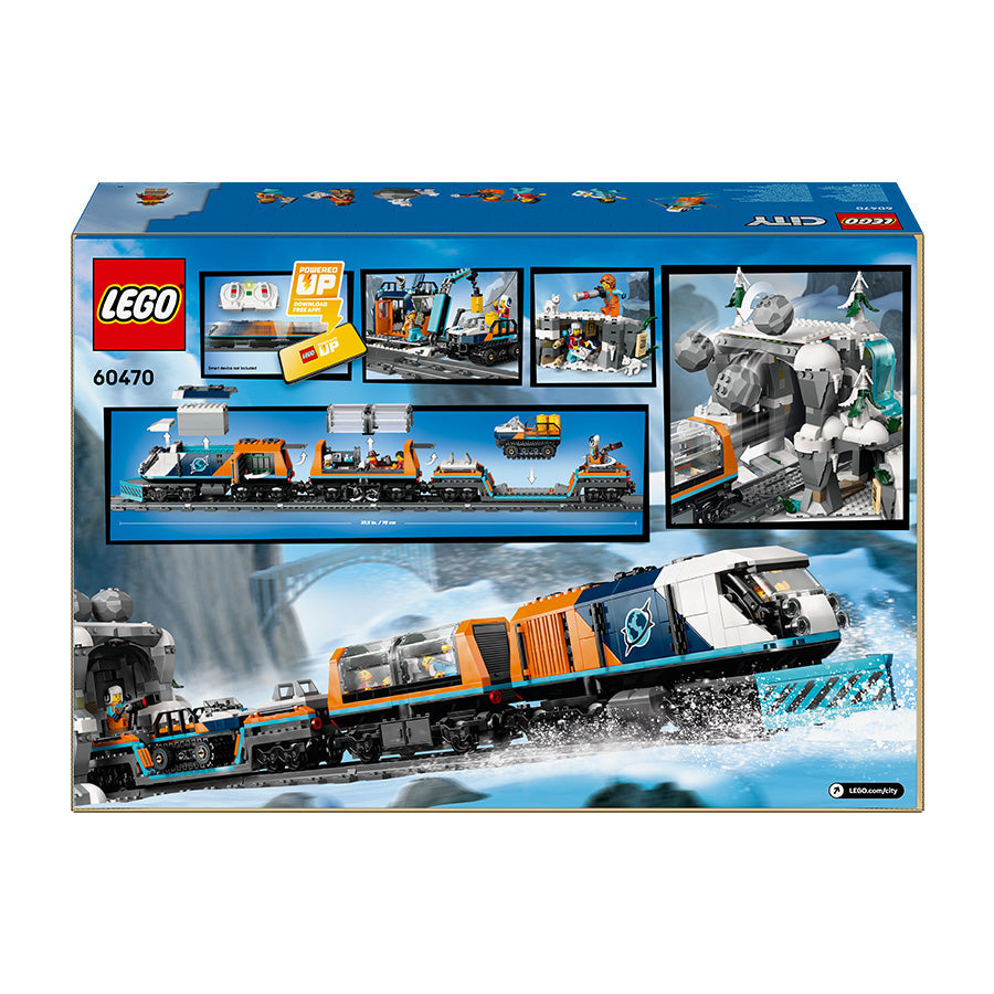 LEGO® City Explorers’ Arctic Polar Express Train Toy Vehicle Set 60470