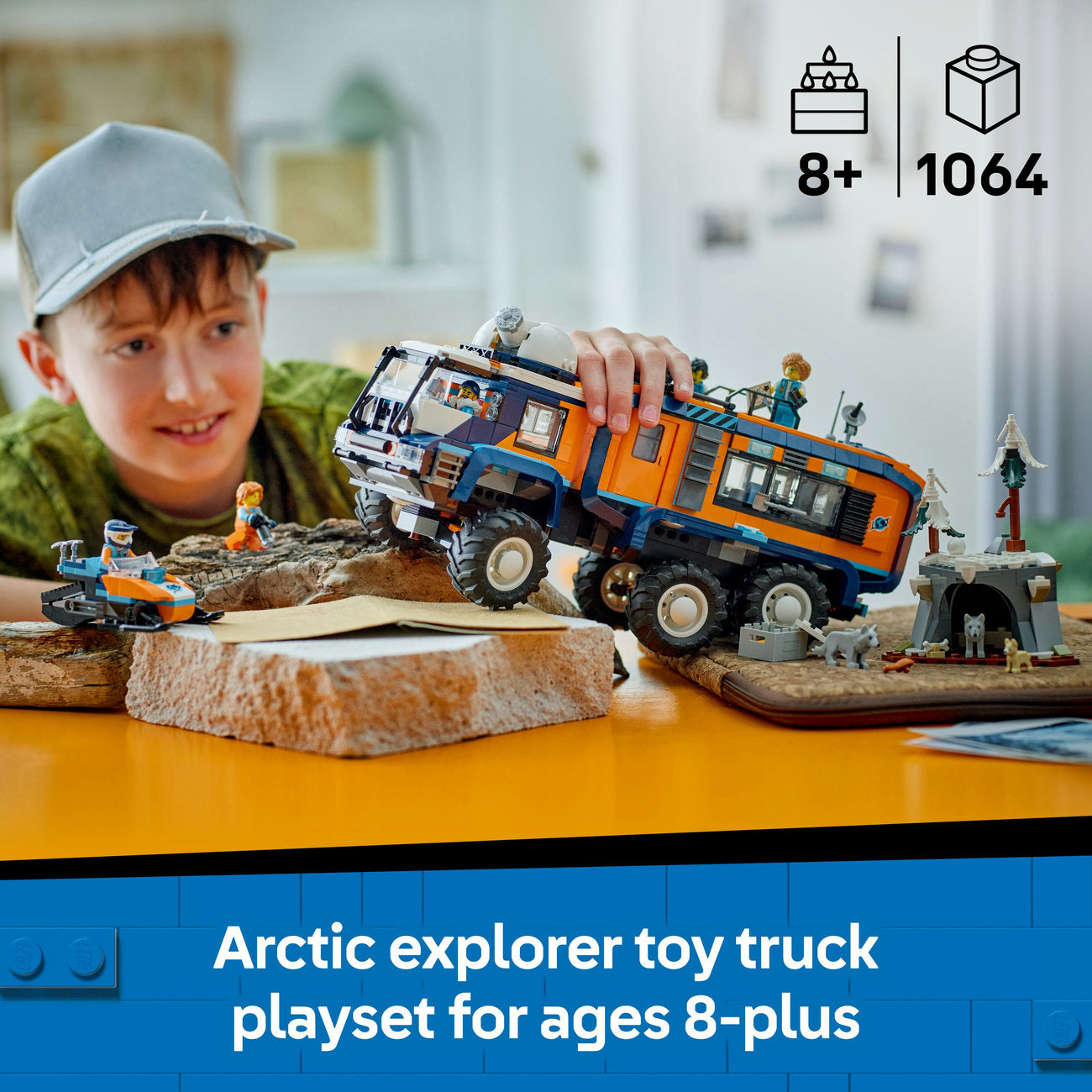 LEGO® City Arctic Explorer Science Lab Truck Toy Building Set 60471