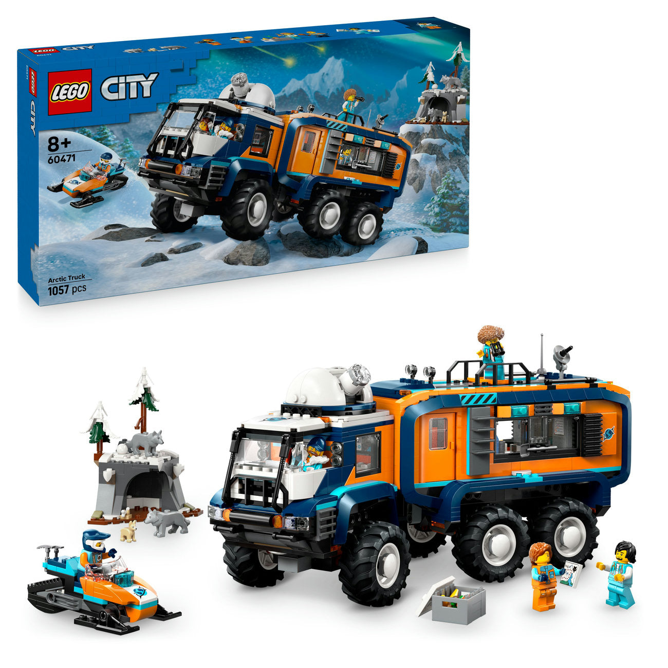 LEGO® City Arctic Explorer Science Lab Truck Toy Building Set 60471