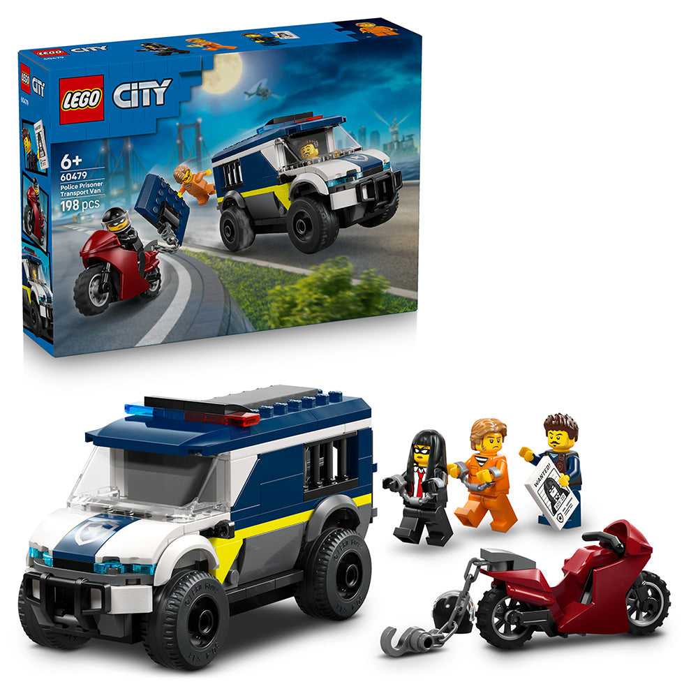 LEGO® City Police Prisoner Transport Van Building Toy 60479
