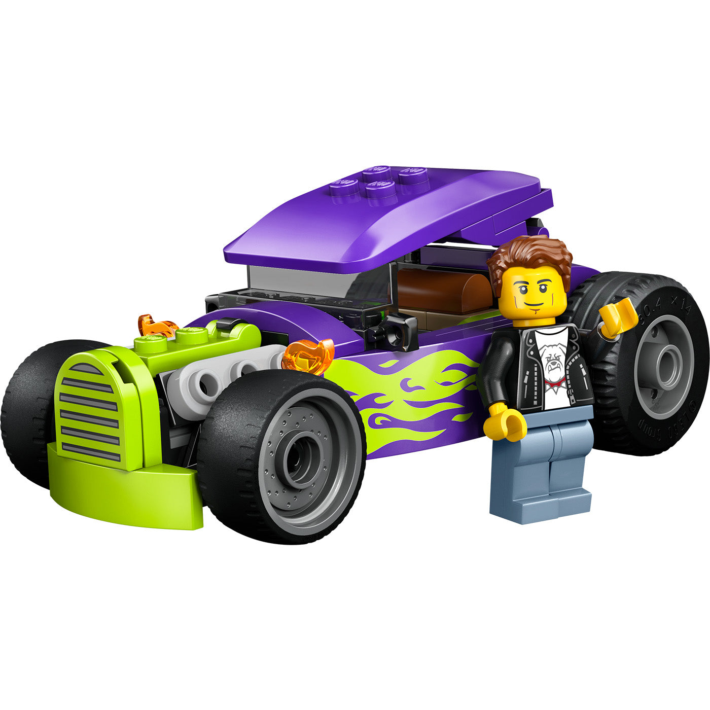 LEGO® City Hot Rod Race Car Building Toy and Minifigure 60485