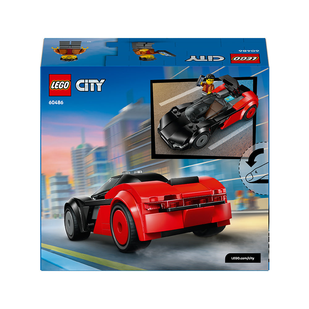 LEGO® City EV Supercar Toy Building Kit and Minifigure 60486