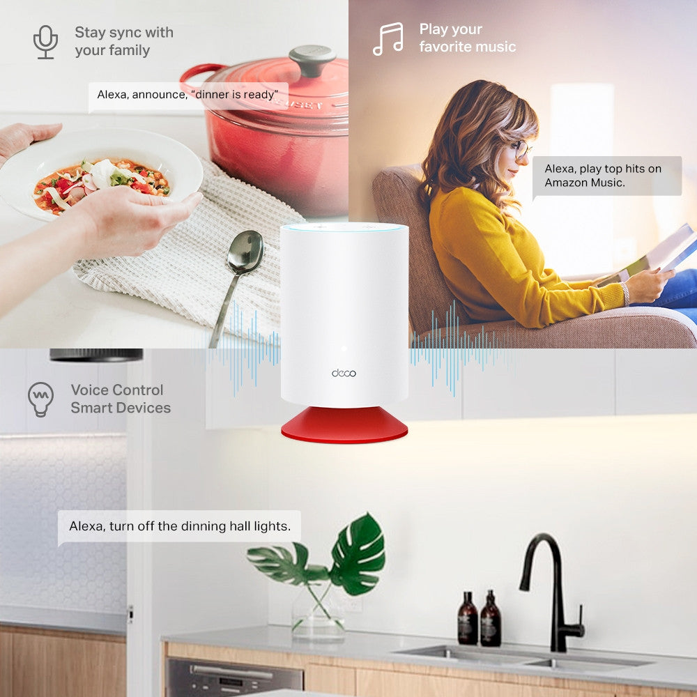 TP-Link Deco X20 Voice AX1800 router Whole Home Mesh System with Smart Speaker