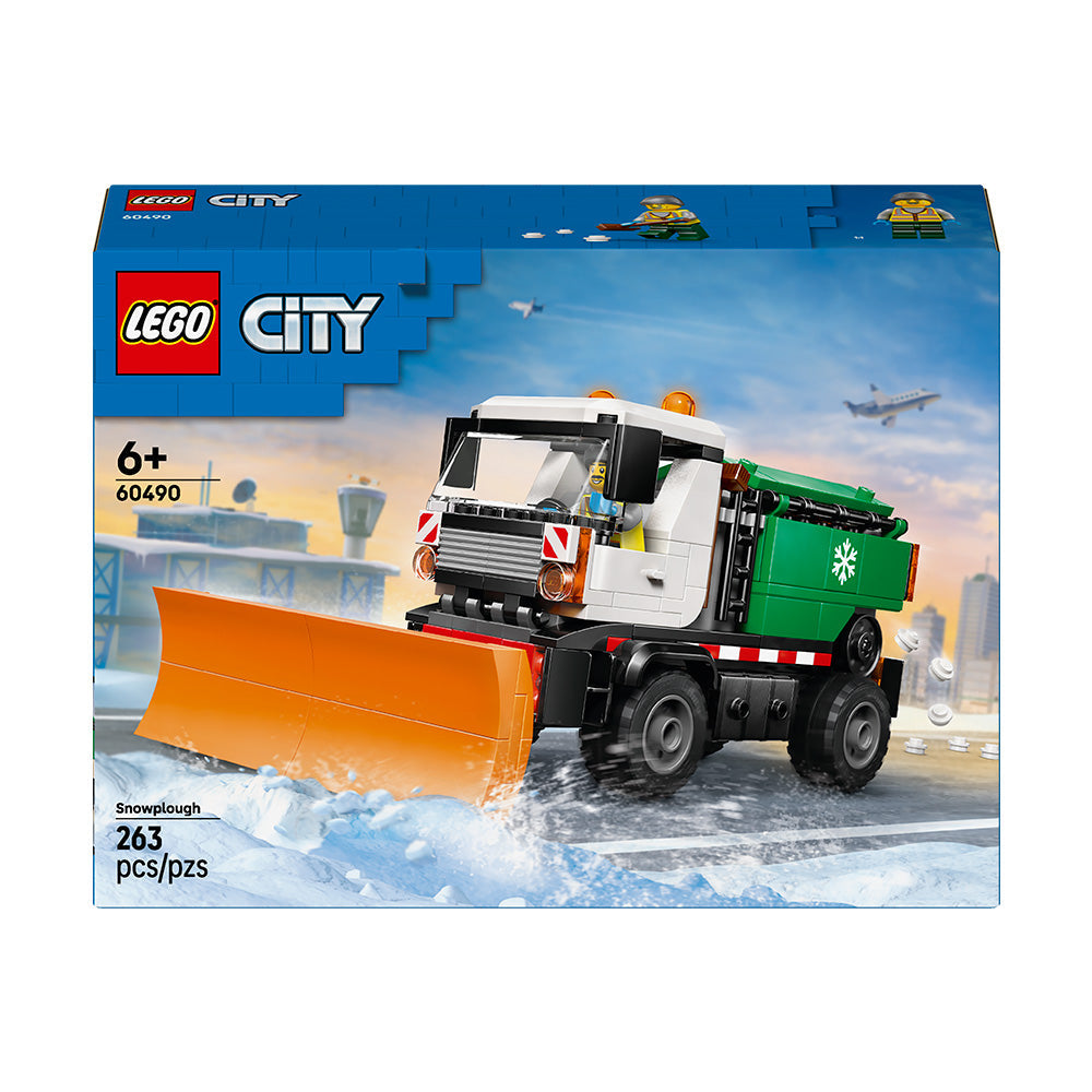 LEGO® City Snowplough Truck Toy Vehicle with Minifigure 60490