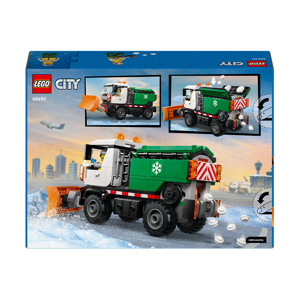 LEGO® City Snowplough Truck Toy Vehicle with Minifigure 60490