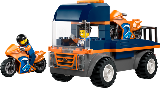LEGO Motorcycle Transporter — Set 60491