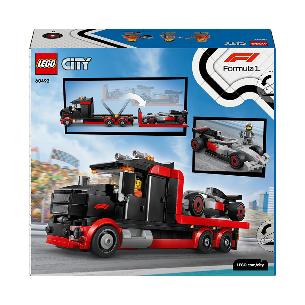 LEGO® City F1® Display Truck with Audi F1® Race Car Toy 60493