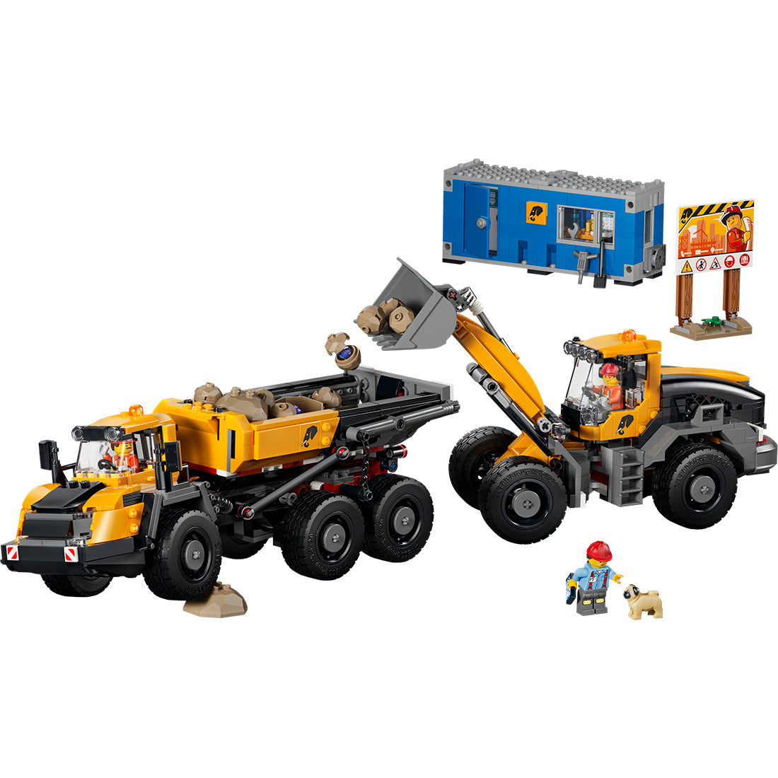 LEGO® City Dump Truck & Front End Loader Construction Toy 60494