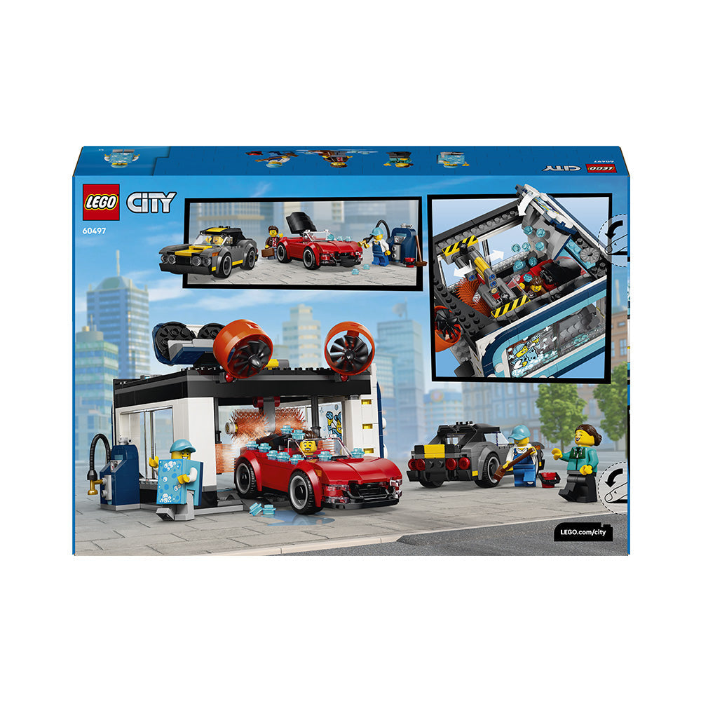 LEGO® City Drive-Through Car Wash - Building Kit 60497