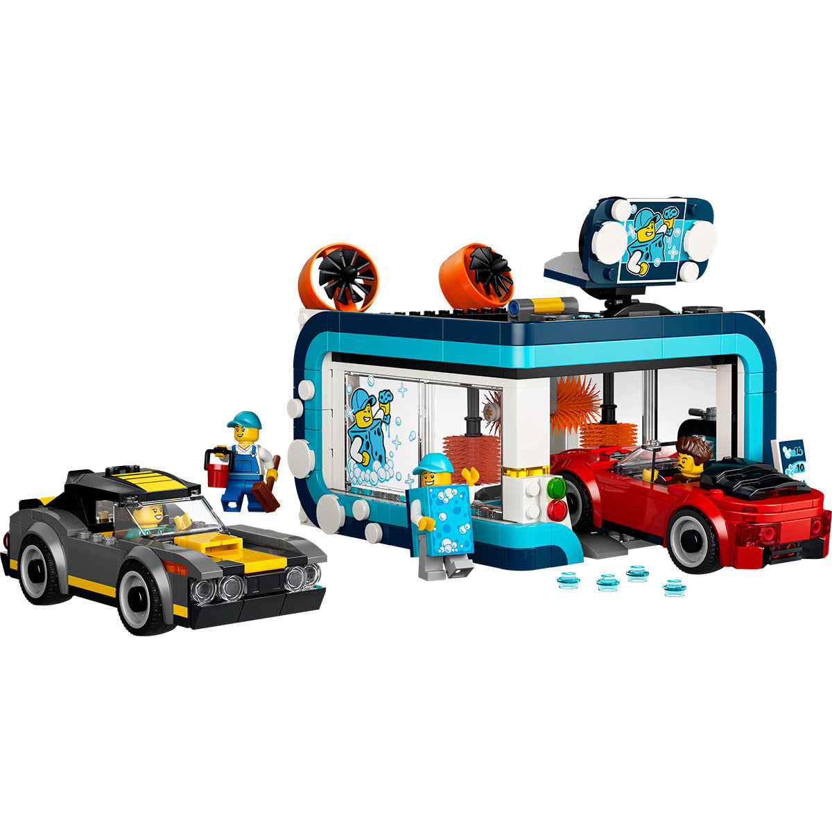 LEGO® City Drive-Through Car Wash - Building Kit 60497