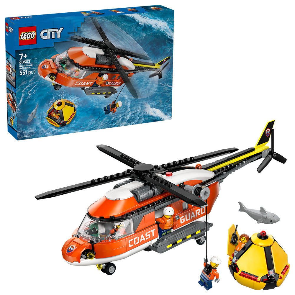 LEGO® City Coast Guard Helicopter Toy Building Set 60503