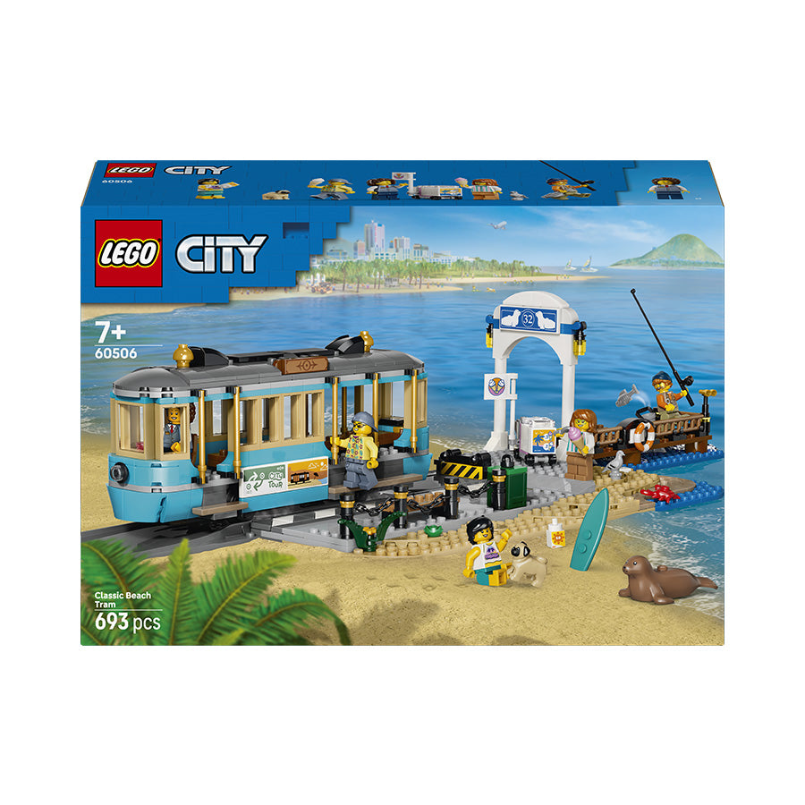 LEGO® City Classic Beach Tram - Train Toys 60506