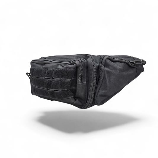 Ballistic Tactical Moon Bag Black – Compact EDC Waist / Sling Bag FAS9-18B