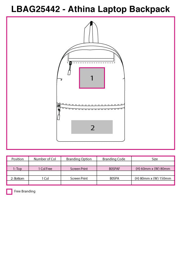 Athina Laptop Backpack