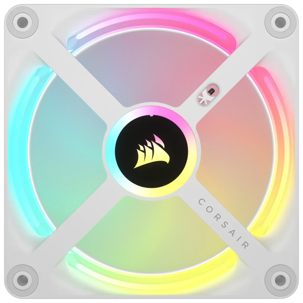Corsair iCUE LINK QX120 RGB 120mm PWM Fan Expansion Kit - White