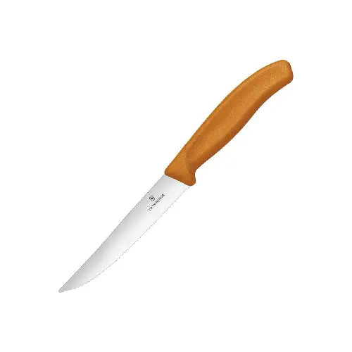 Victorinox Swissclassic Gourmet Steak Knife Wavy Edge Orange- V6.7936.12L9