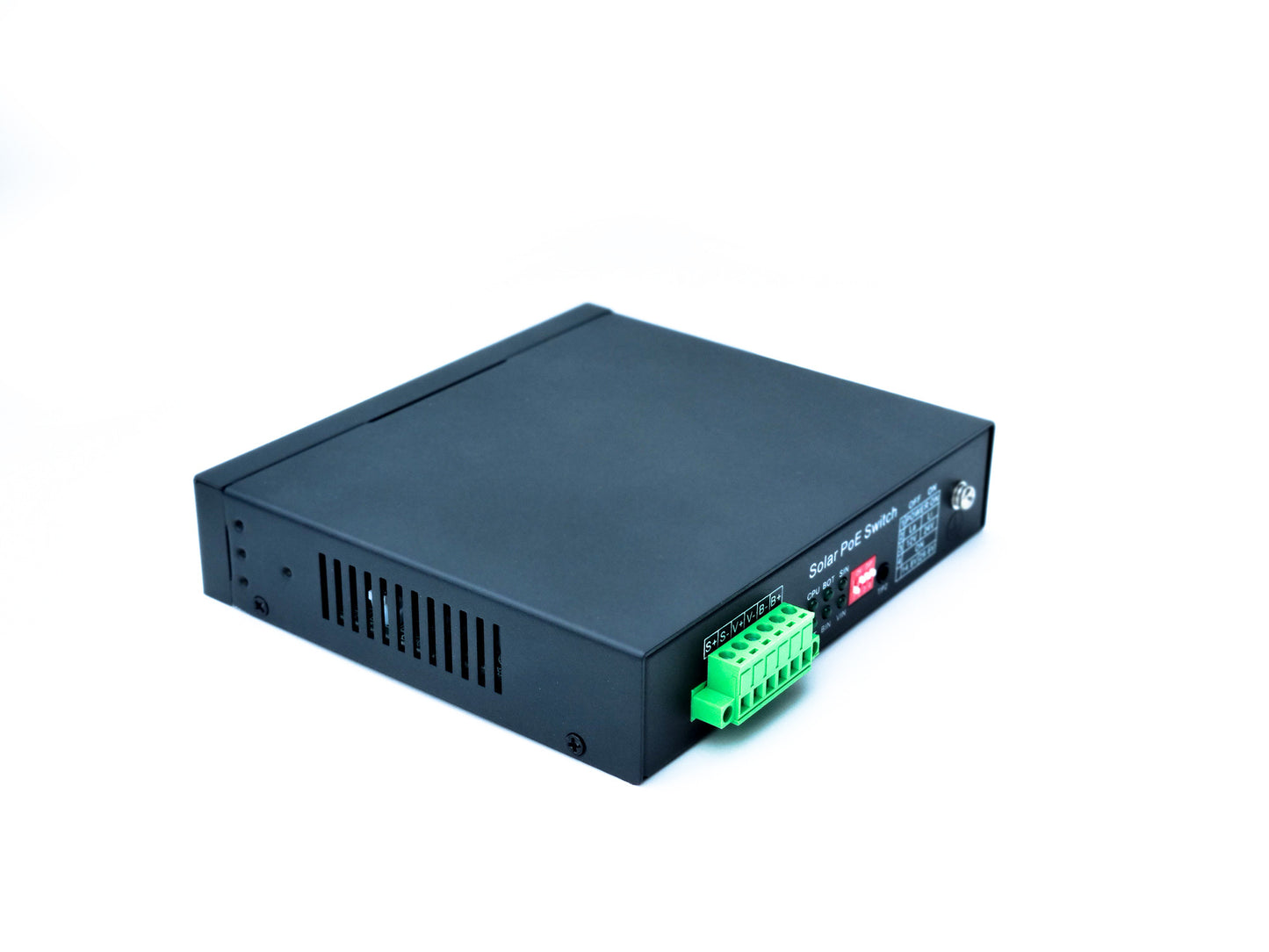 5 Port Gigabit MPPT Solar POE switch (Selectable IEEE802.3af/at/POE++) + 1 SFP port.
