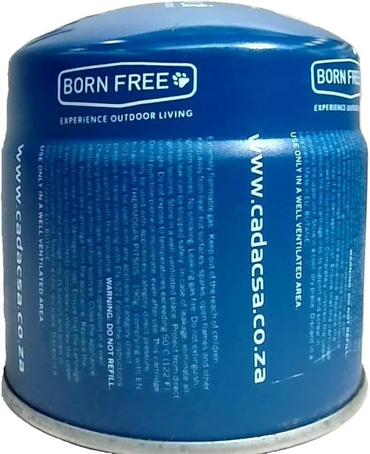 CADAC Born Free 190g Pierceable Gas Cartridge - Guards On Duty Shop & Security Guards