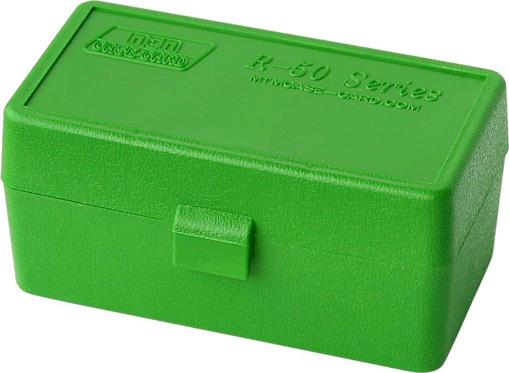 MTM AMMO BOX 22 HORNET (50) GREEN — MTM-22HORN-10
