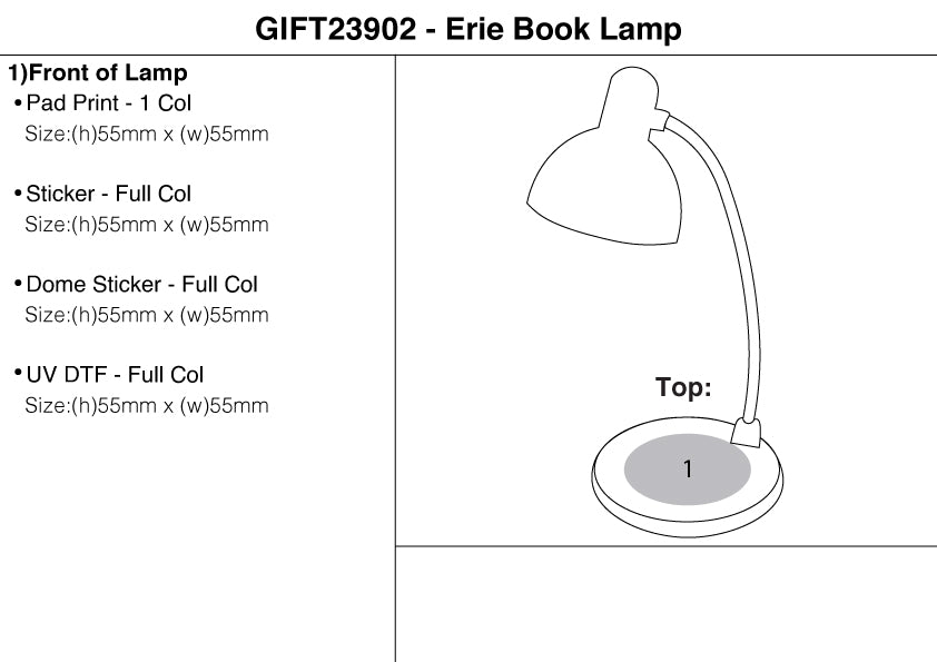Erie Book Lamp
