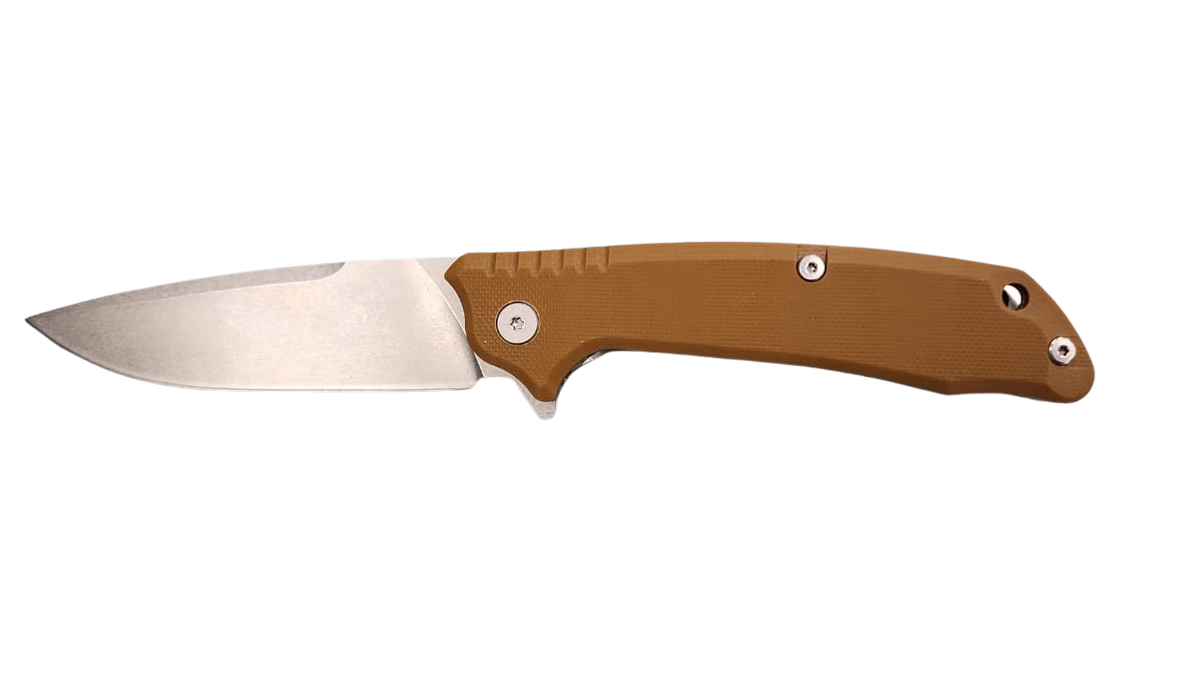 FAS7-19 Pocket Knife Folding With Brown Handle