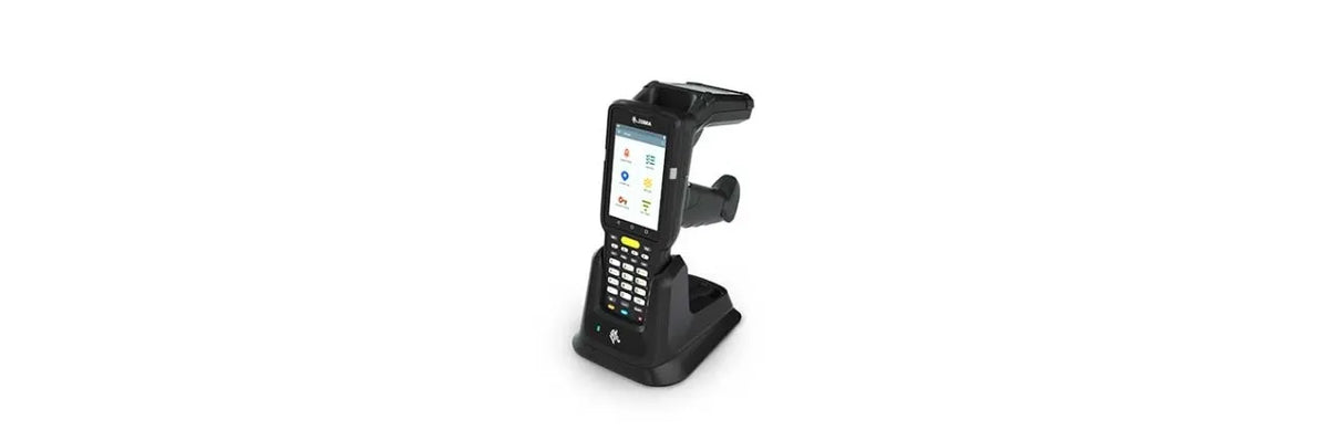 MC3330R UHF RFID GUN; CIRCULAR ANTENNA; 802.11 A/B/G/N/AC; SE4750SR 2D IMAGER W/ LED AIMER; 29 KEY; 2X BATTERY; GMS; 4GB RAM / 3