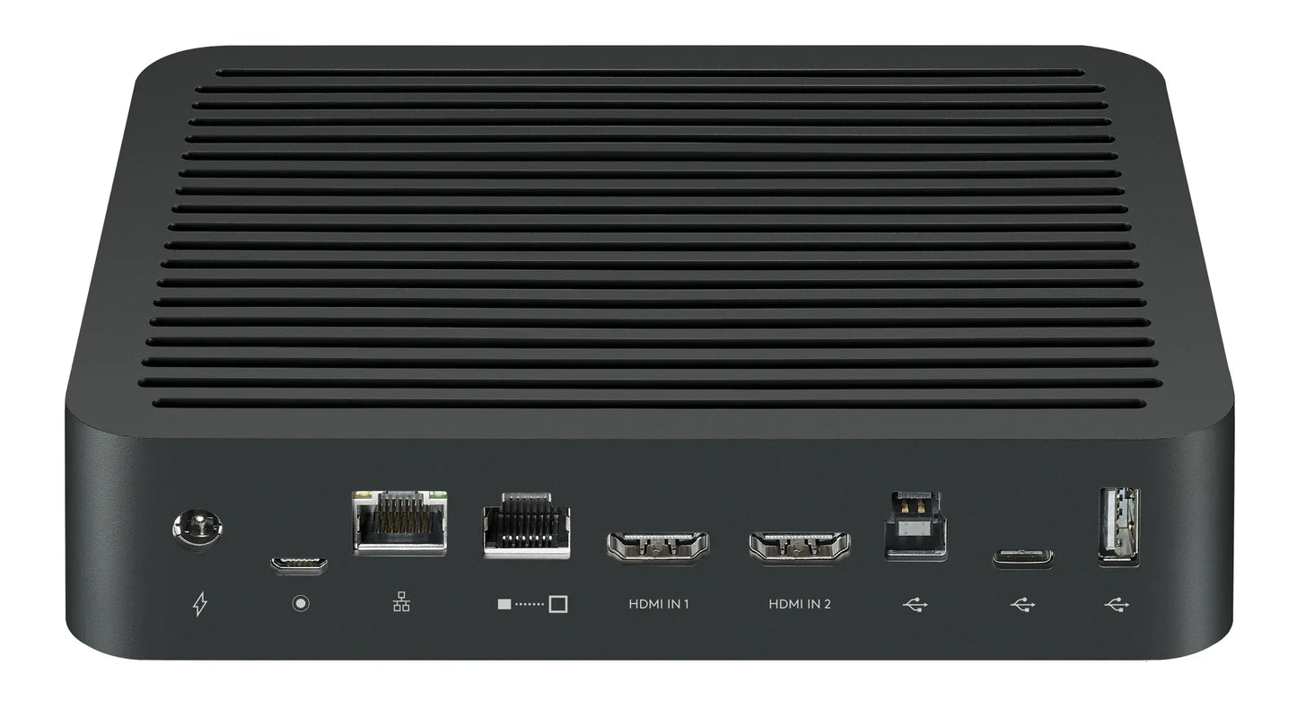 Logitech Rally Plus Premier Modular Video Conferencing System for Large and Extra Large Rooms, incl. Rally Cam, 2x Speakers, 2x Mic Pods, Rally Display Hub, Rally Table Hub - Black