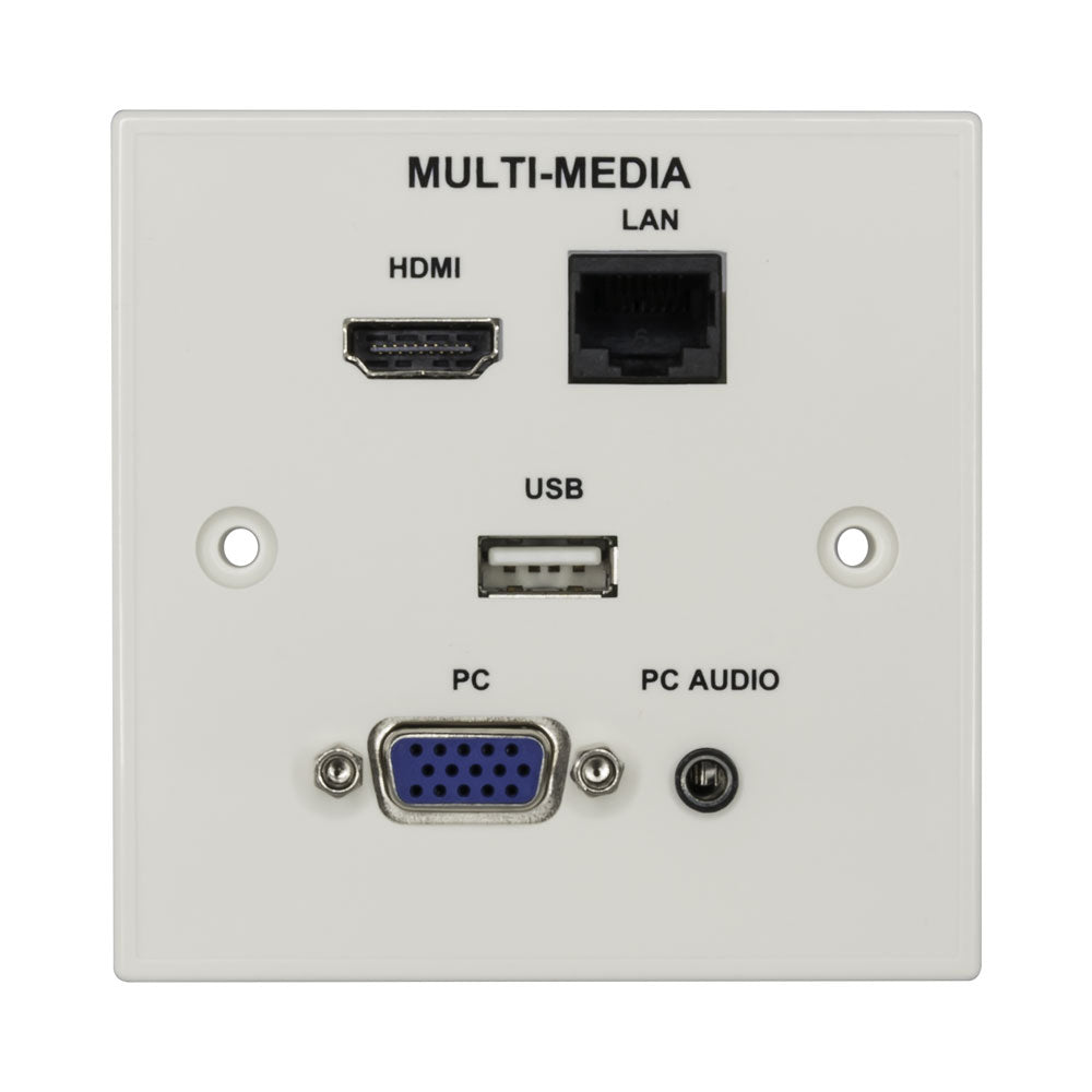 Av Multi-media Face Plate - Hdmi/usb/lan/vga/audio — LinkQnet | Guards on Duty Shop