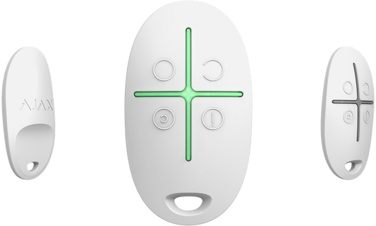 Ajax - SpaceControl White - two-way wireless key fob with panic button