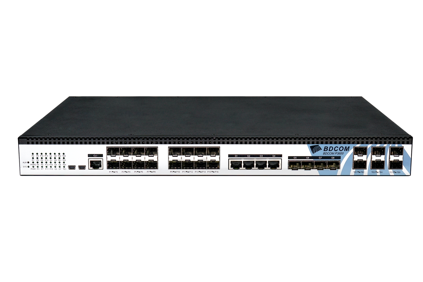 BDCOM 16 Port EPON L3 OLT Headend - Dual Hot-Swap PSU