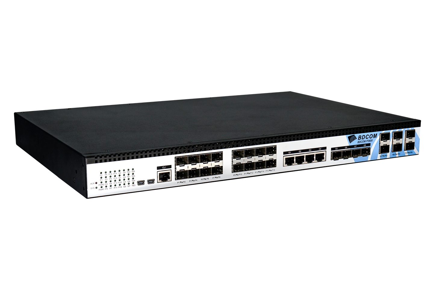 BDCOM 16 Port EPON L3 OLT Headend - Dual Hot-Swap PSU