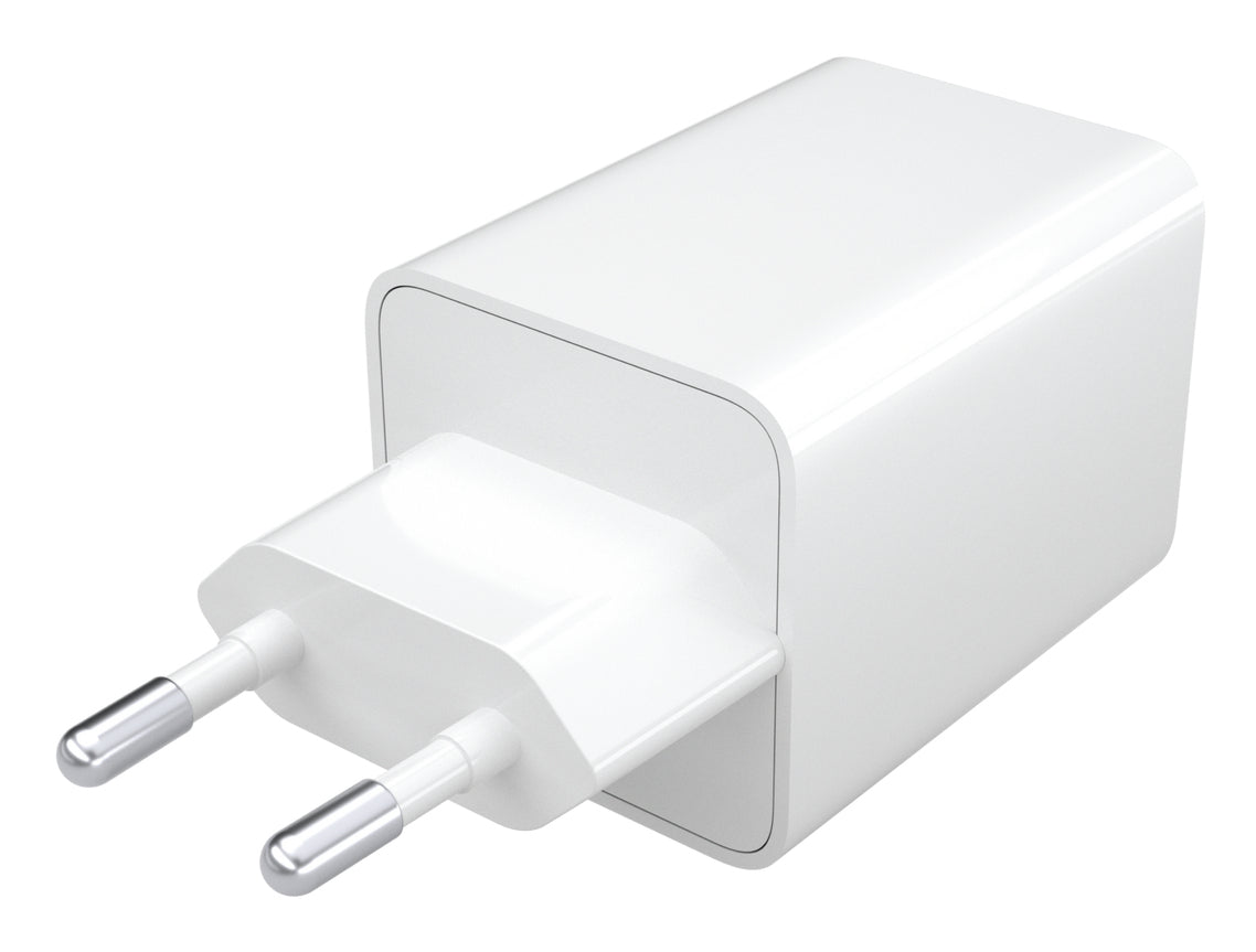 mophie-Essentials-Power Adapter-Dual USB-C-PD-50W-White-EU