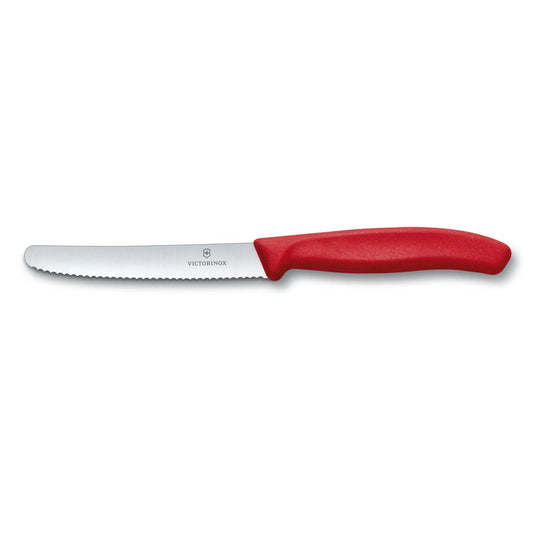 Victorinox Tomato Table Knife 11cm Serrated – Red Swiss Classic (V6.7831.C1)