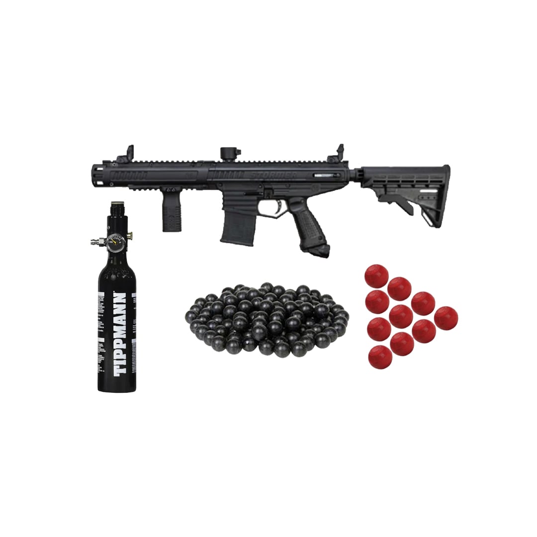 Tippmann Stormer Elite Dual Fed .68cal Marker Black Combo