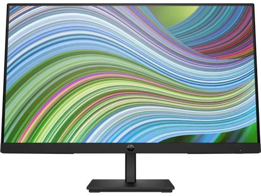 HP P24 G5 FHD IPS ON-SCREEN CONTROLS; LOW BLUE LIGHT MODE; ANTI-GLARE BRIGHTNESS; INPUT CONTROL; MANAGEMENT; INFORMATION; EXIT; COLOR CONTROL; IMAGE CONTROL; POWER CONTROL; MENU CONTROL FHD (1920 X 1080)[1,2] 1000:1 250 NITS 100 - 240 VAC 50/60 HZ - Guards On Duty Shop & Security Guards