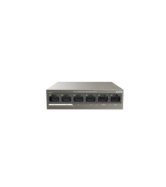 TENDA 6-Port Desktop Switch With 4-PoE