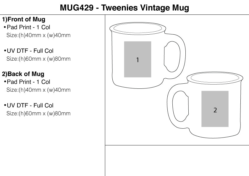 300ml Tweenies Vintage Mug