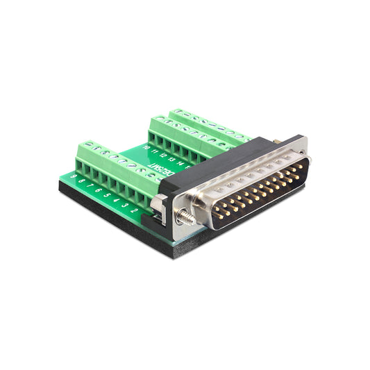 Delock 25-pin Sub-d M Terminal Block (65318) — Delock | Guards on Duty Shop