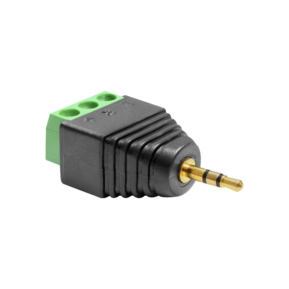 Delock 2.5mm Stereo Jack M Terminal Block (65420) — Delock | Guards on Duty Shop
