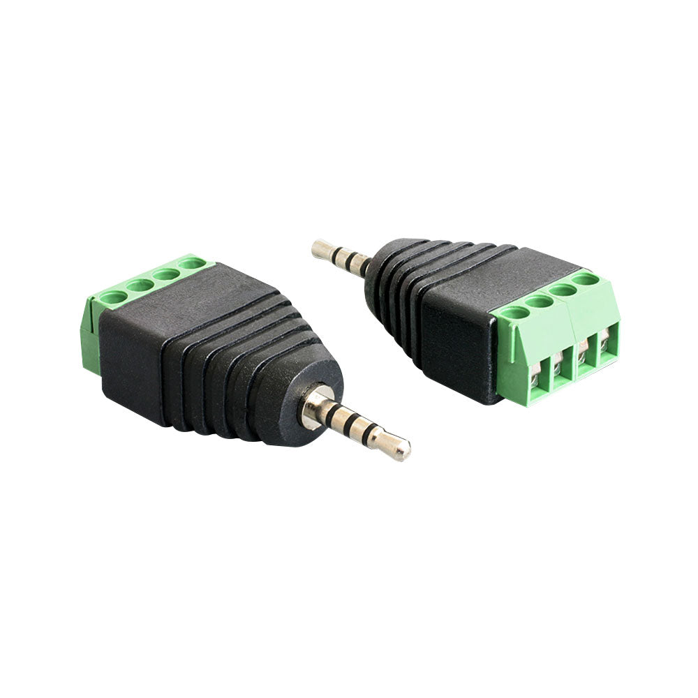 Delock 2.5mm Stereo Adap Terminal Block 4p (65454) — Delock | Guards on Duty Shop
