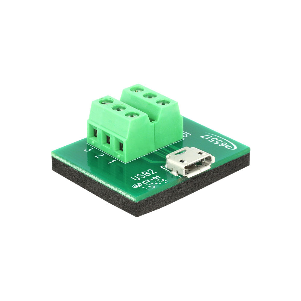 Delock Usb2.0 Micro-b F Terminal Block (65517) — Delock | Guards on Duty Shop