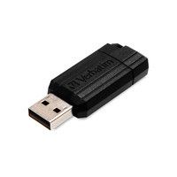 VERBATIM 64GB Pinstripe USB 2.0 Flash Drive - Black