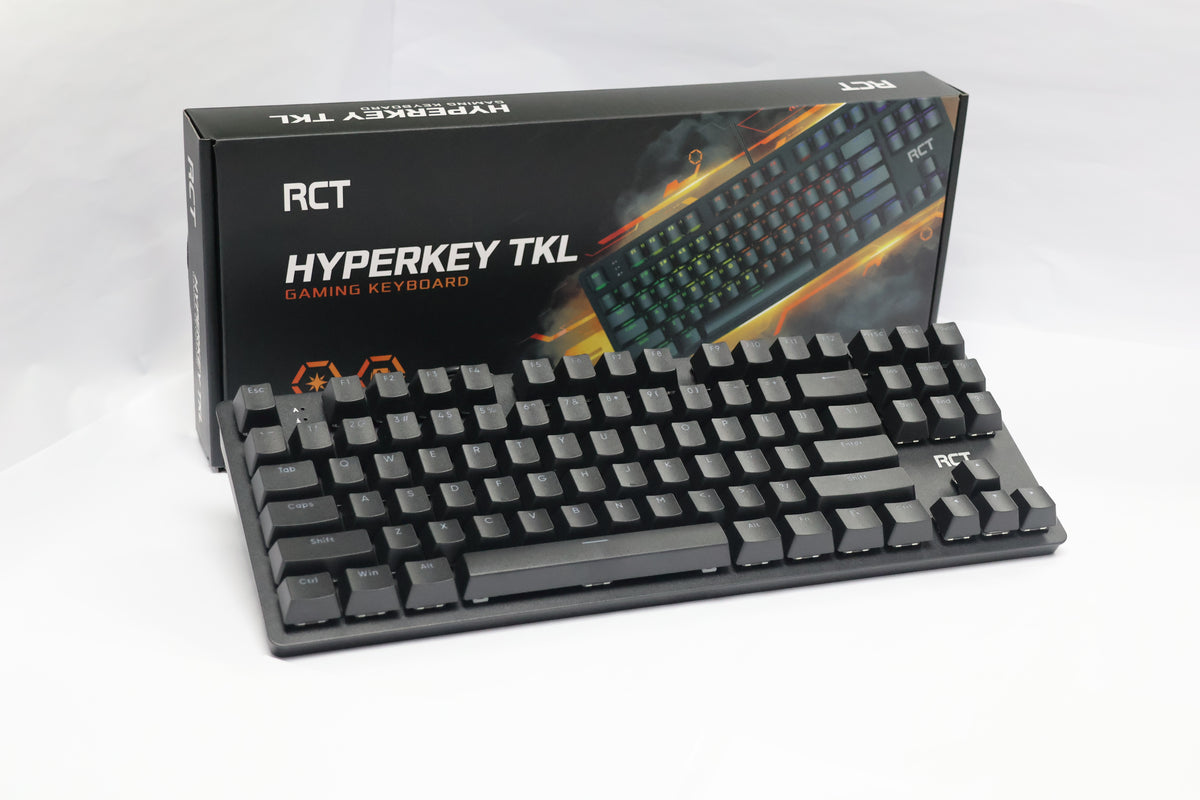 RCT HyperKeyTKL 87 keys Mechanical Gaming Keyboard; Blue mechanical switches; Multi Color LED Backlight.