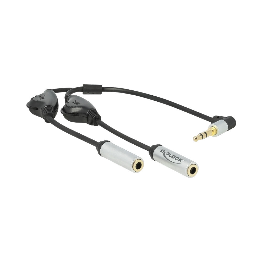 Delock Audio Split St M 3.5-2x St F 3pin (66434)* — Delock | Guards on Duty Shop