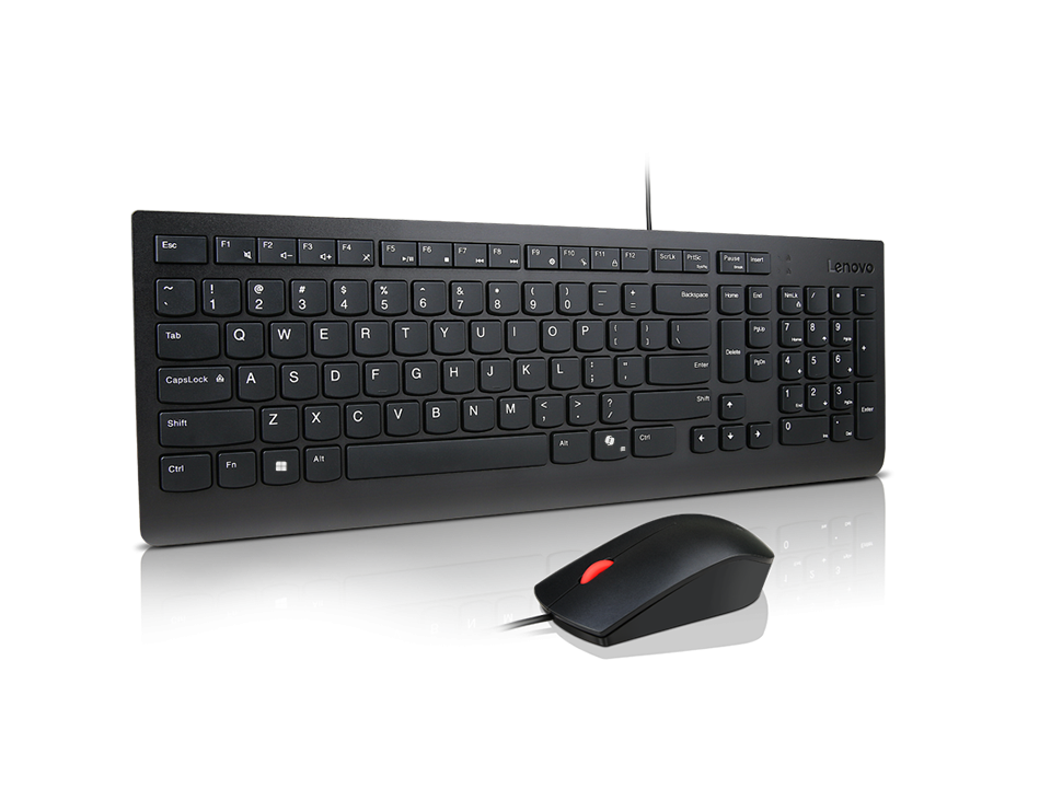 Lenovo Essential Wired Combo Keyboard and Mouse (US English 103P)