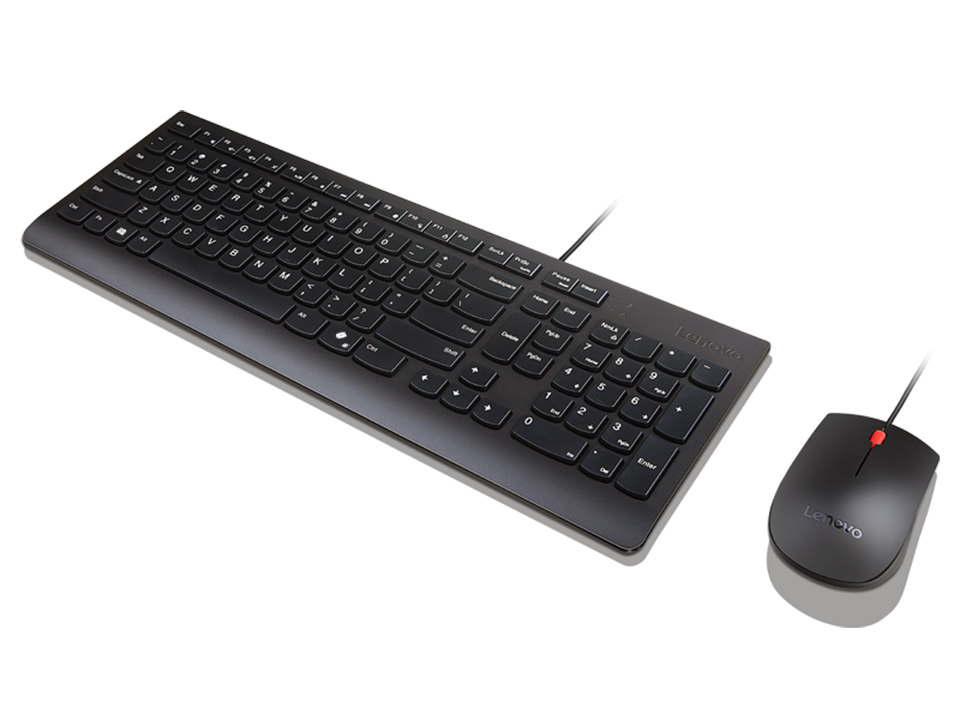 Lenovo Essential Wired Combo Keyboard and Mouse (US English 103P)