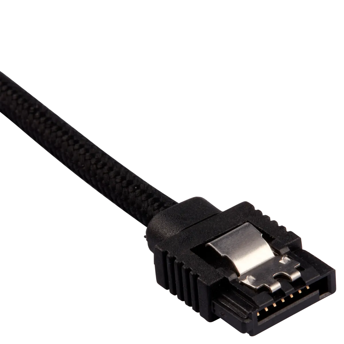Corsair Premium Sleeved SATA Data Cable Set with Straight Connectors; Black; 30cm