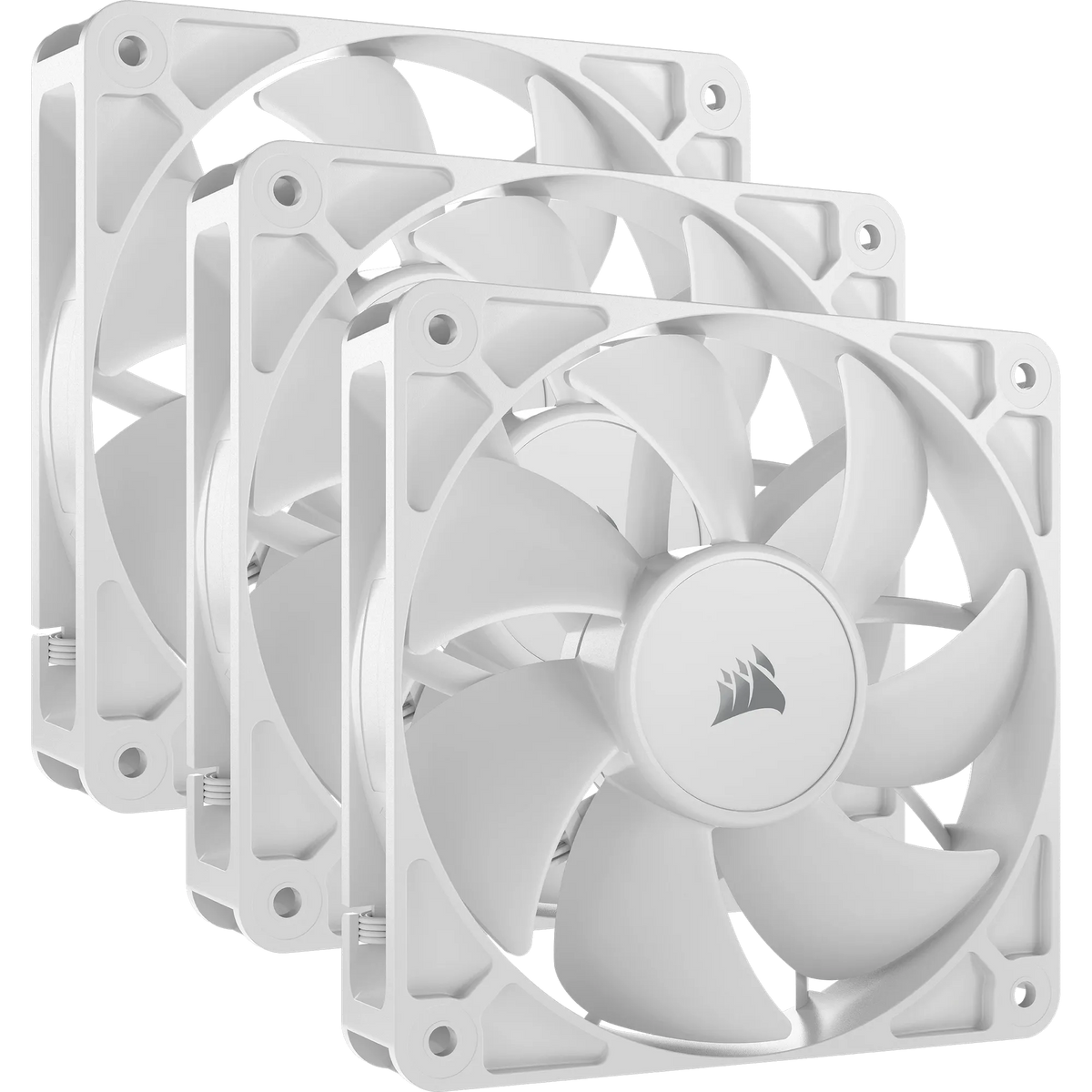Corsair RS120 120mm PWM Fans Triple Pack – White